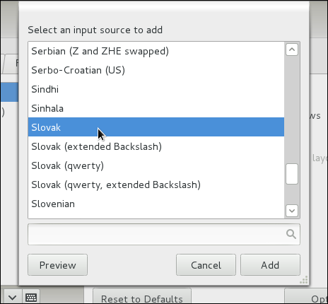 Adding a keyboard layout